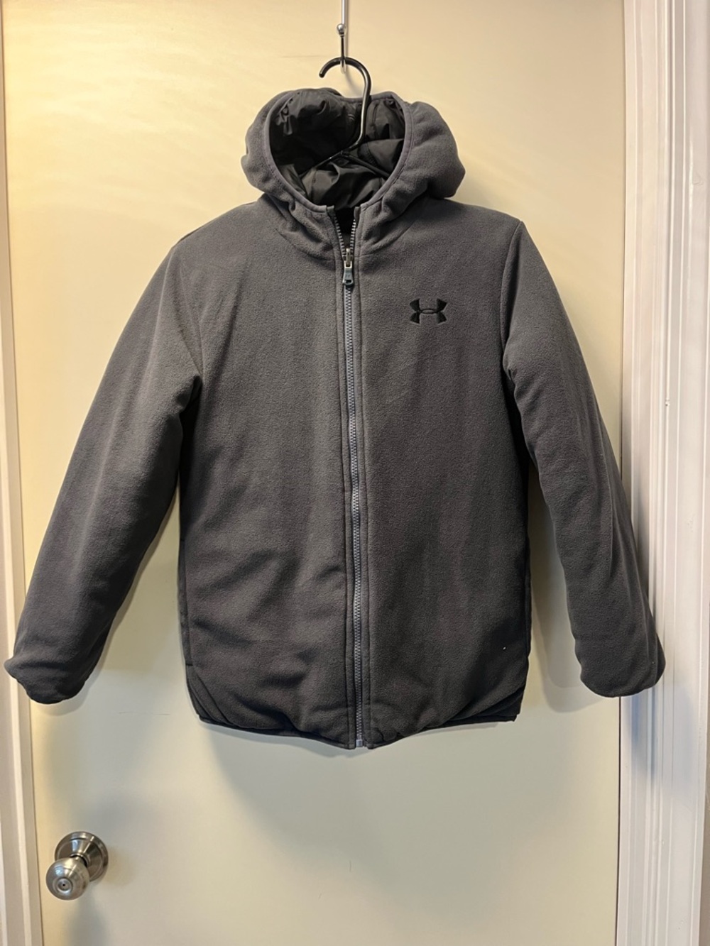 Under Armour Boys Pronto Reversible Puffer Coat - Picture 6 of 9